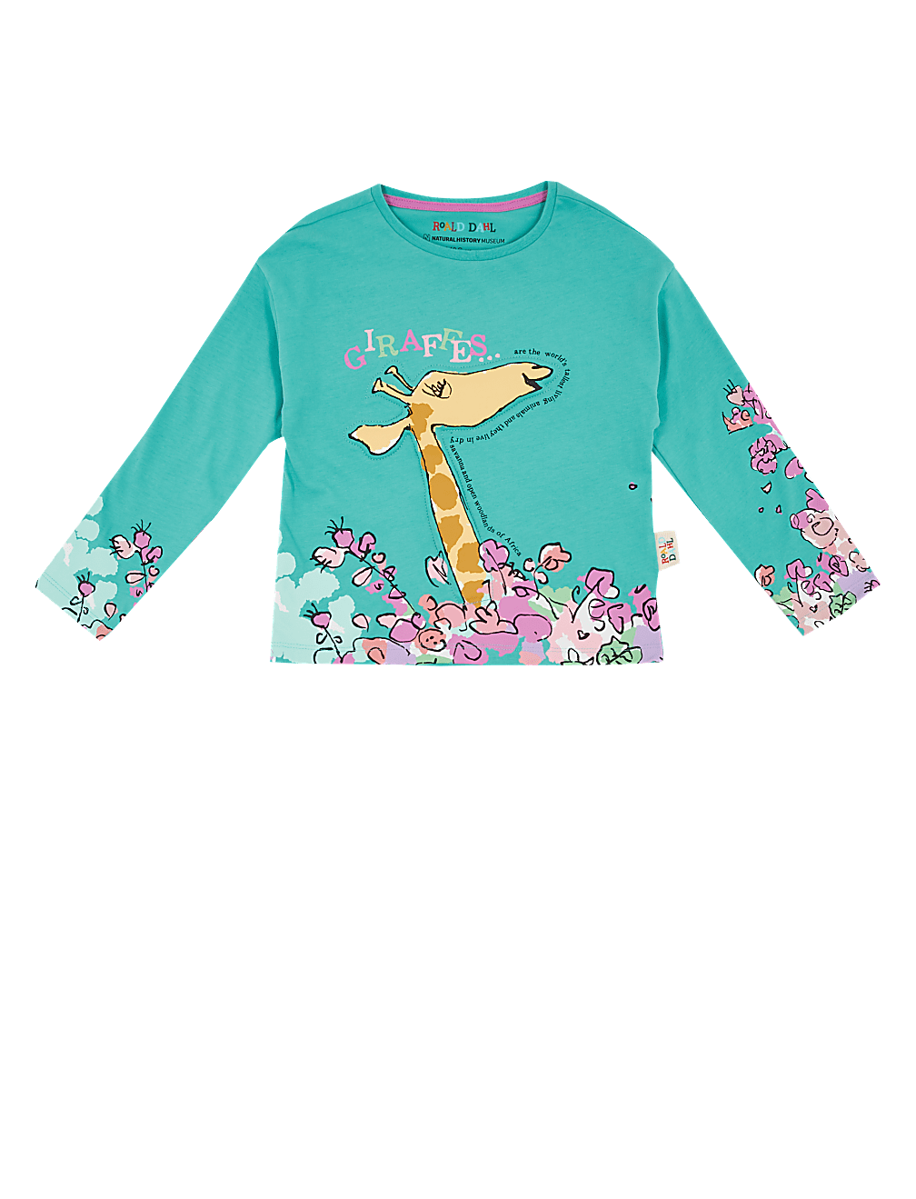 Roald Dahl™ & NHM™ Giraffe Top (2-7 Yrs)