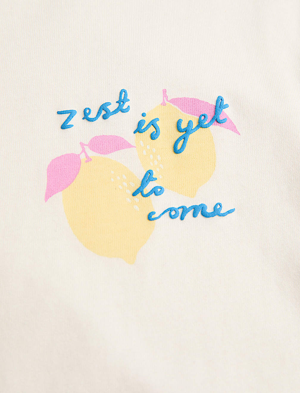 Pure Cotton Lemon T-Shirt (2-8 Yrs)