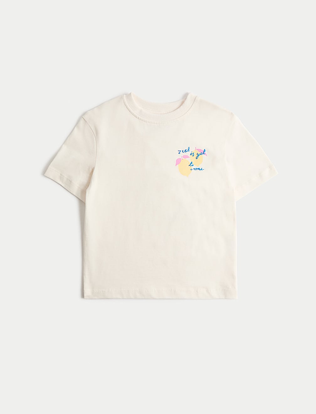 Pure Cotton Lemon T-Shirt (2-8 Yrs)