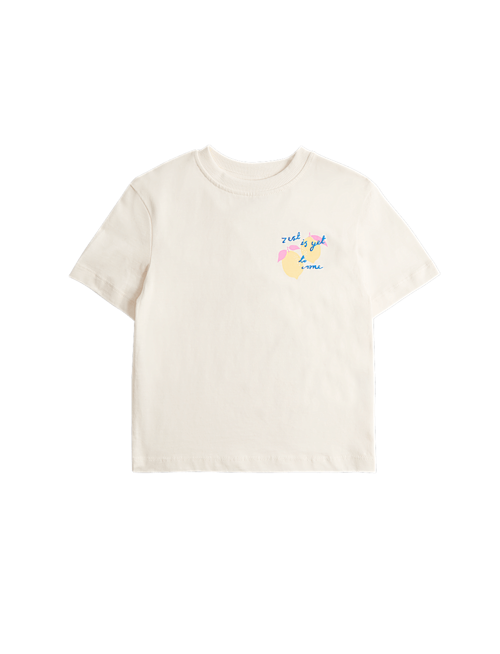 Pure Cotton Lemon T-Shirt (2-8 Yrs)