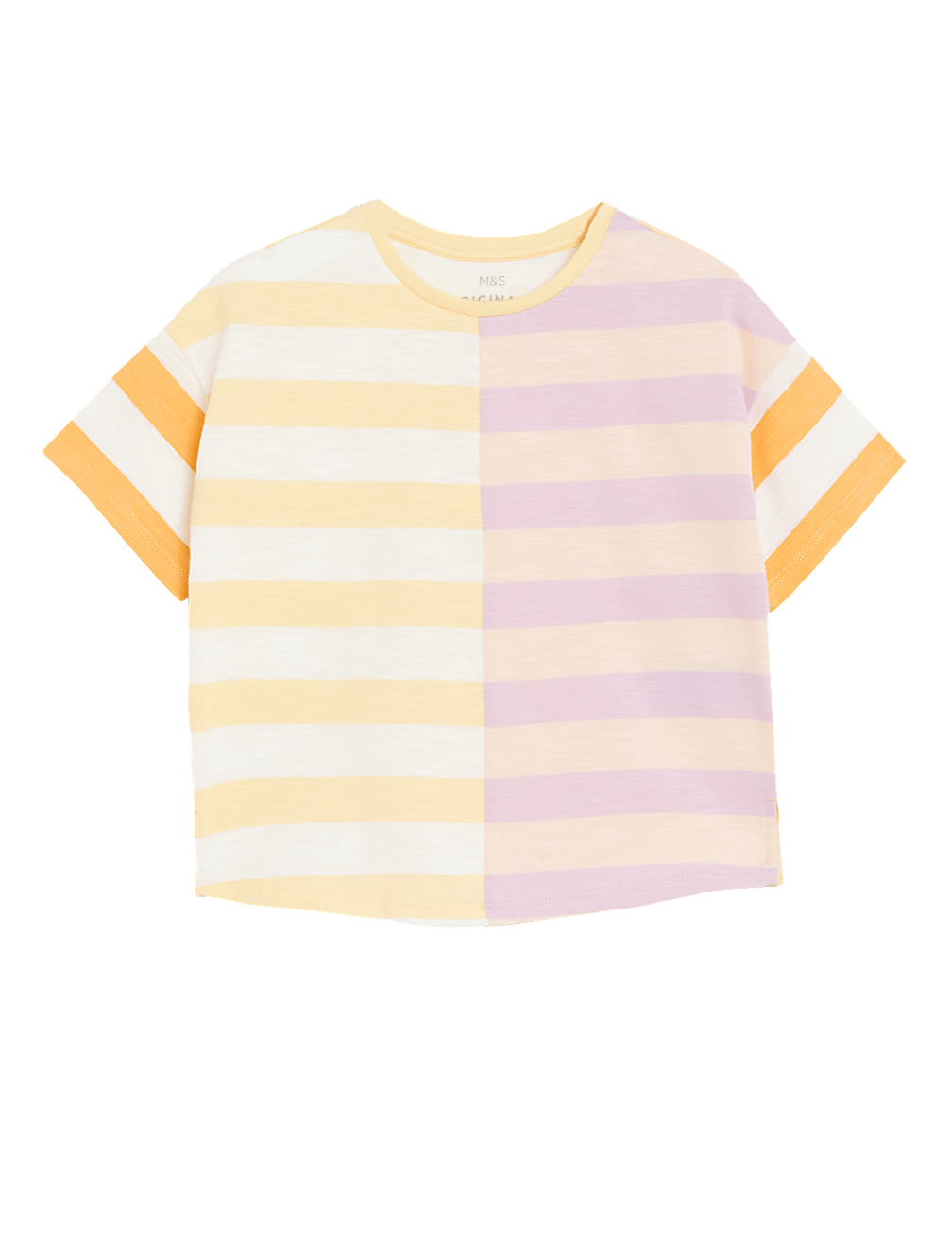 Pure Cotton Striped T-Shirt