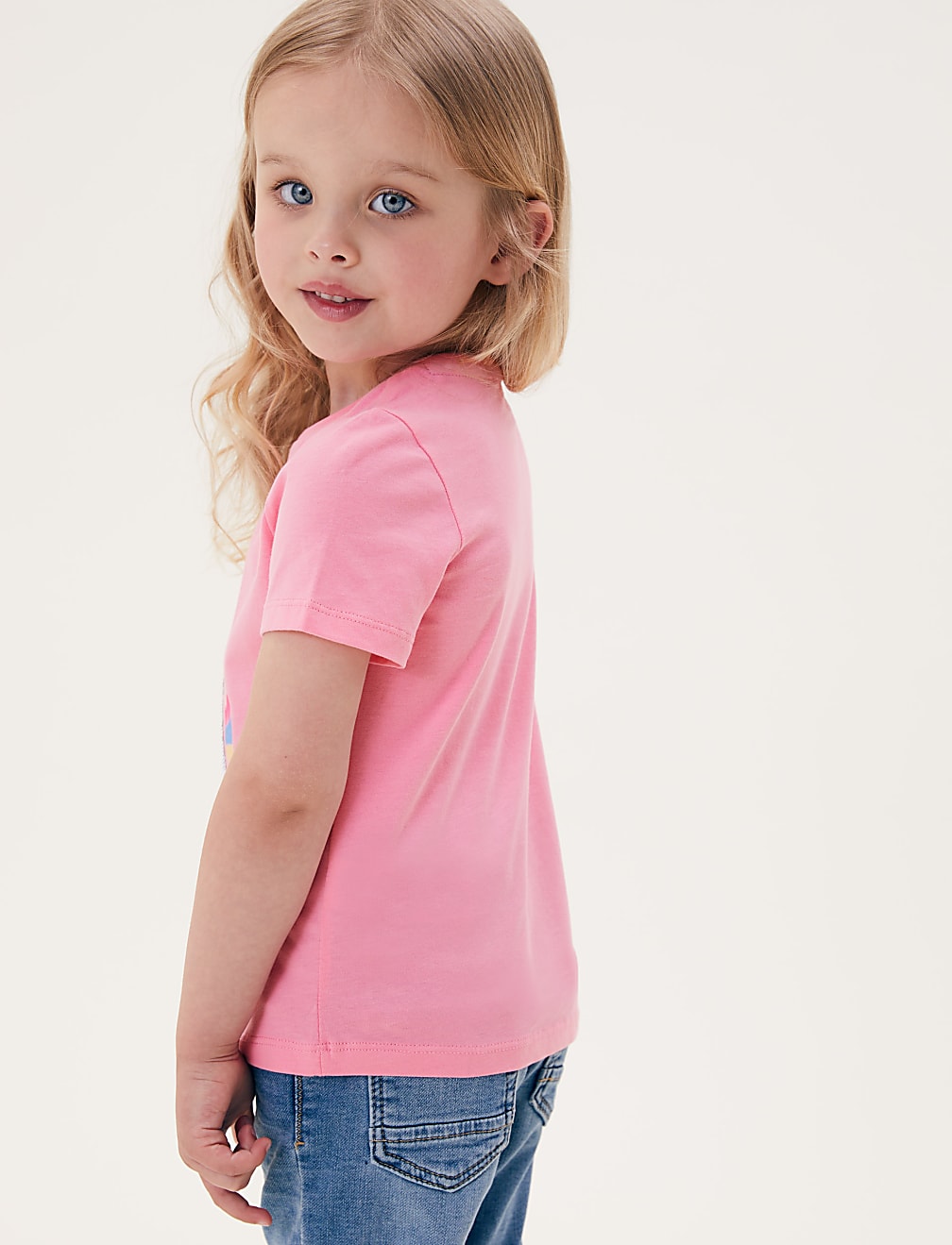 Pure Cotton Sequin Unicorn T-Shirt (2-7 Yrs)