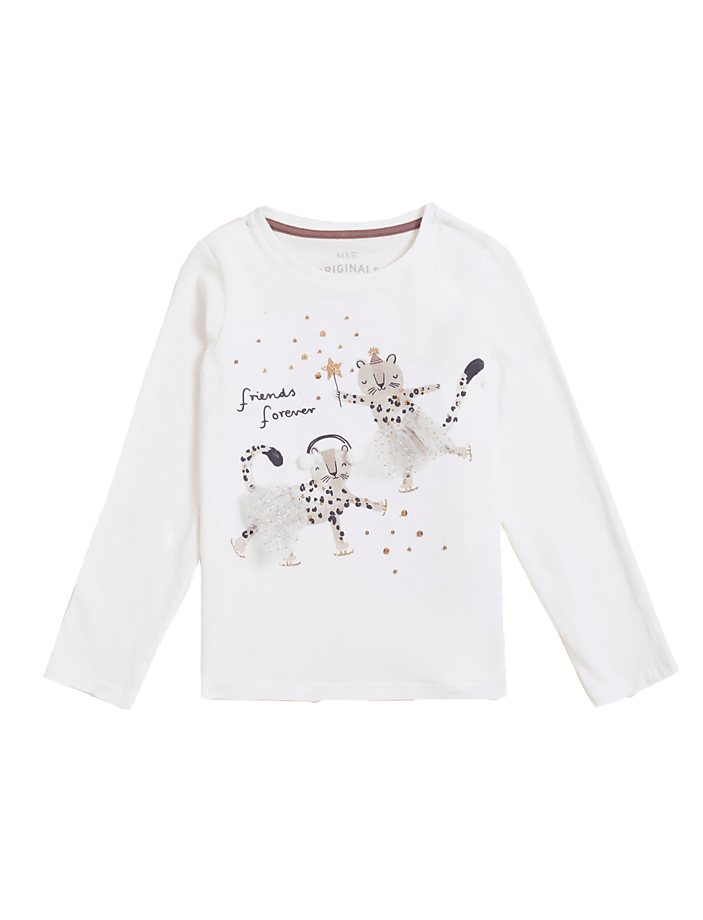 Pure Cotton Leopard Top (2-7 Yrs)