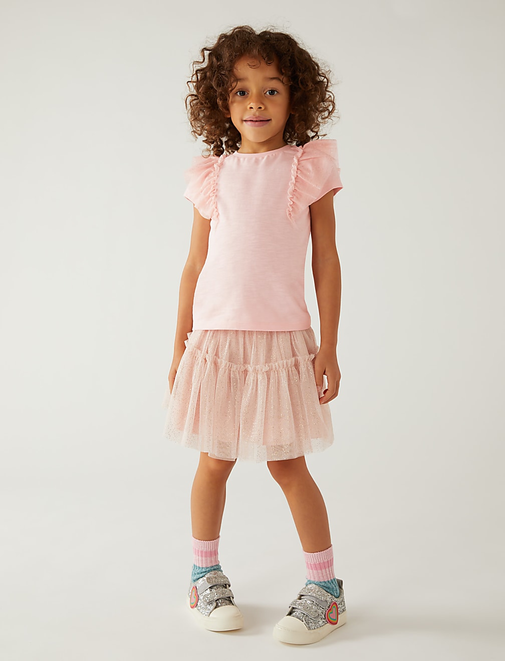 Pure Cotton Glitter T-Shirt