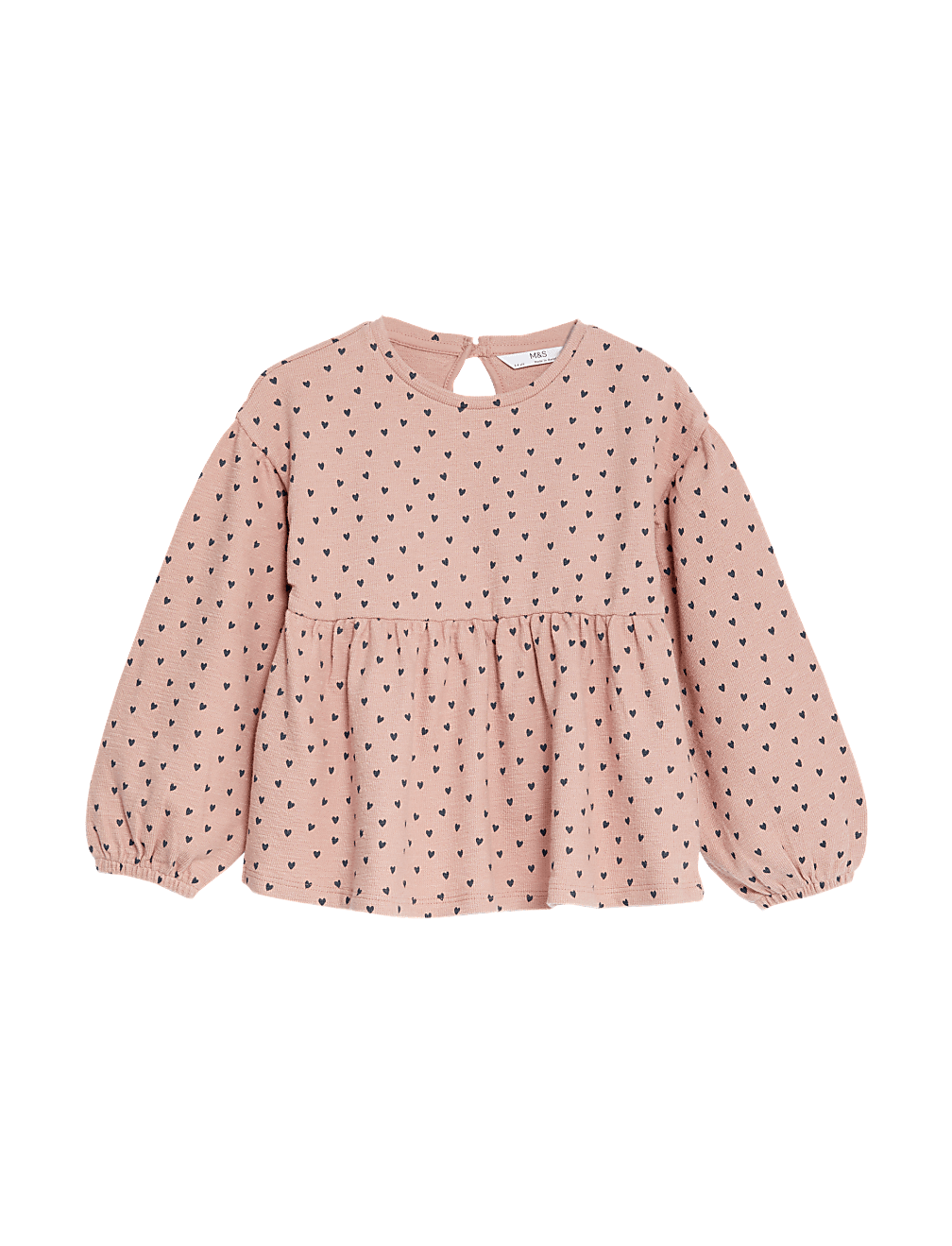 Pure Cotton Heart Top (2-8 Yrs)