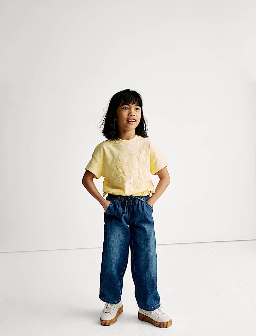 Pure Cotton Flower T-Shirt (2-8 Yrs)