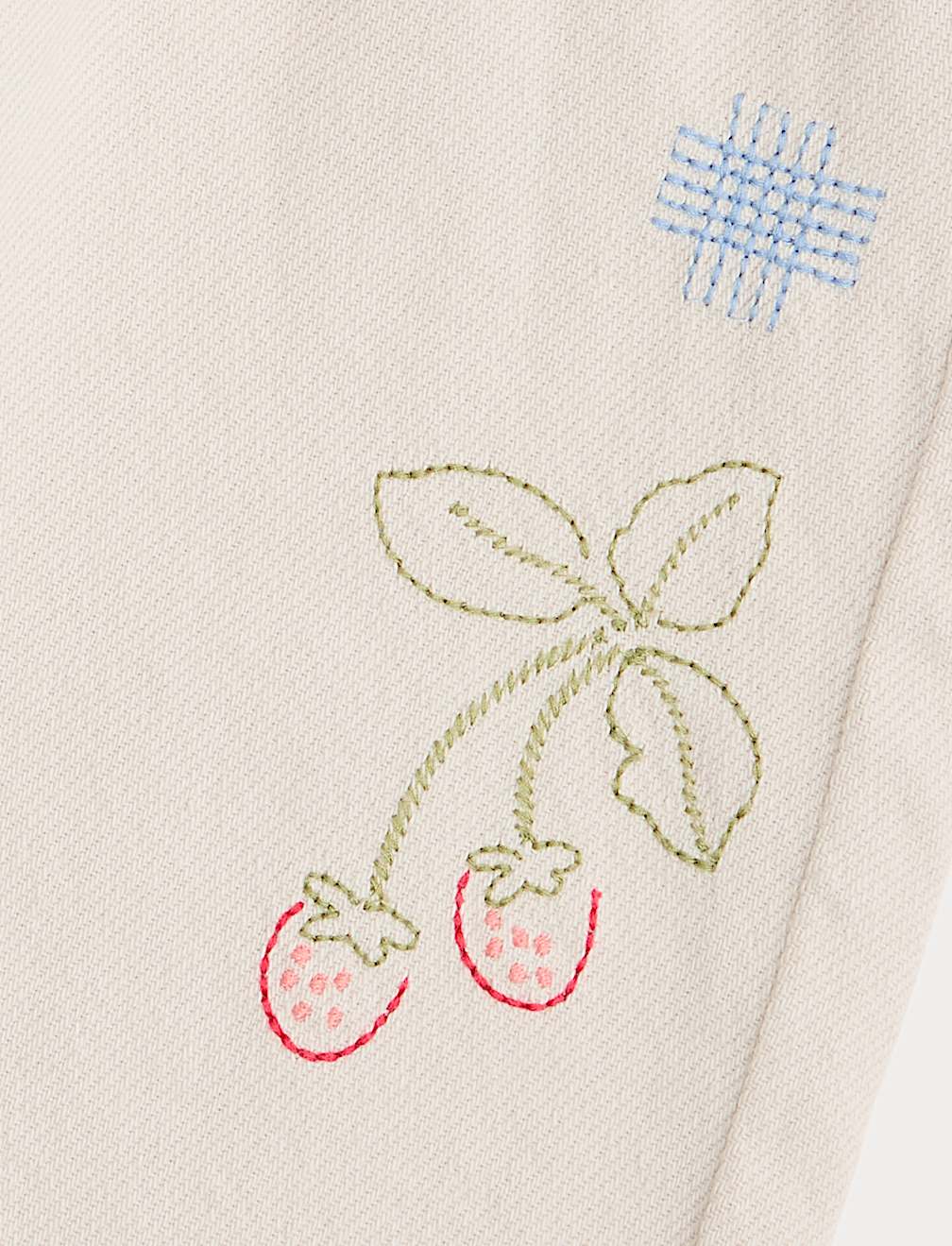 Denim Embroidered Jeans (1-8 Yrs)