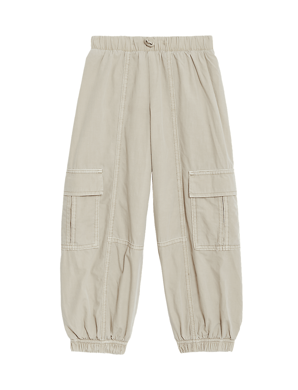 Pure Cotton Parachute Trousers (2-8 Yrs)