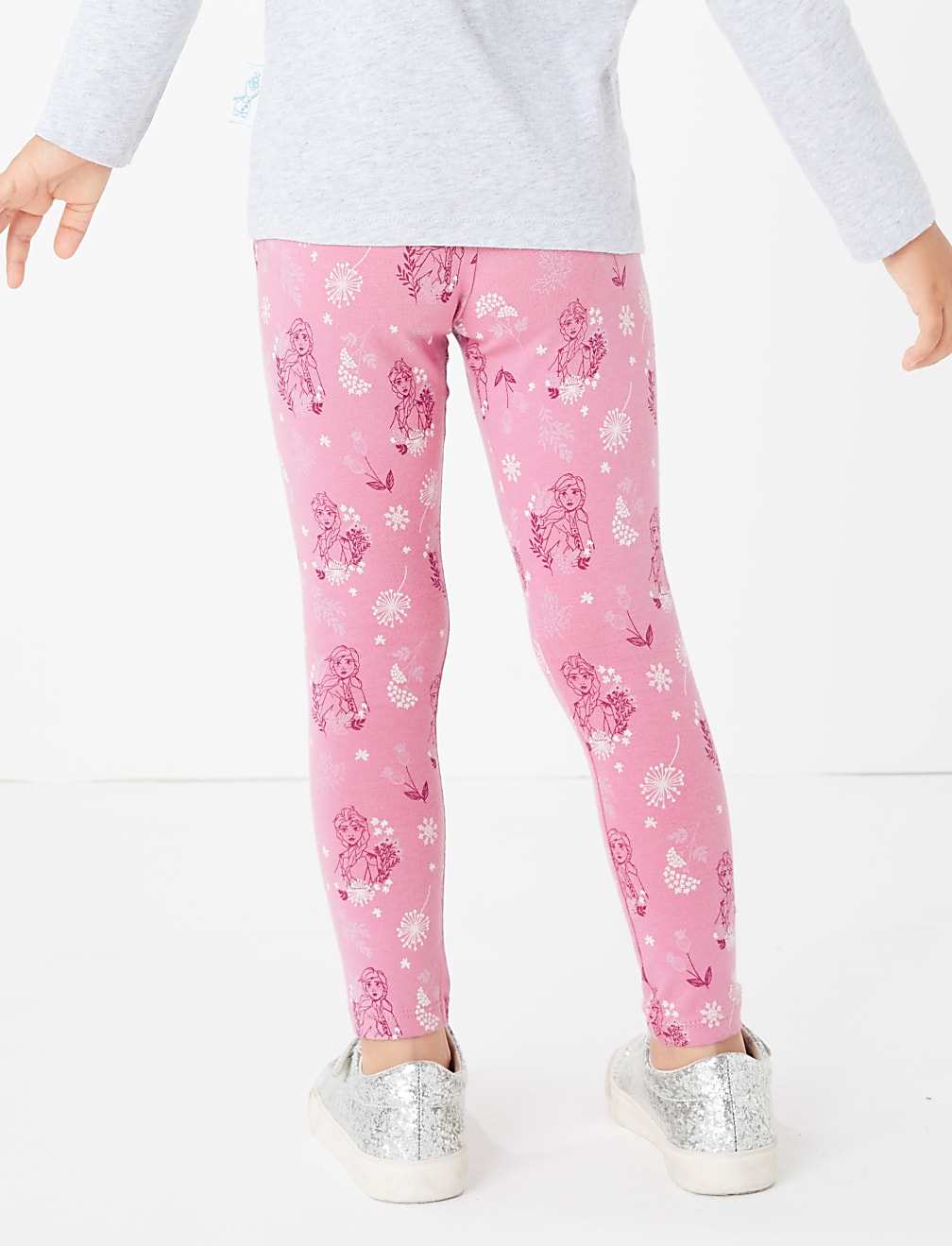 Disney Frozen 2 Cotton Patterned Leggings (2-10 Yrs)