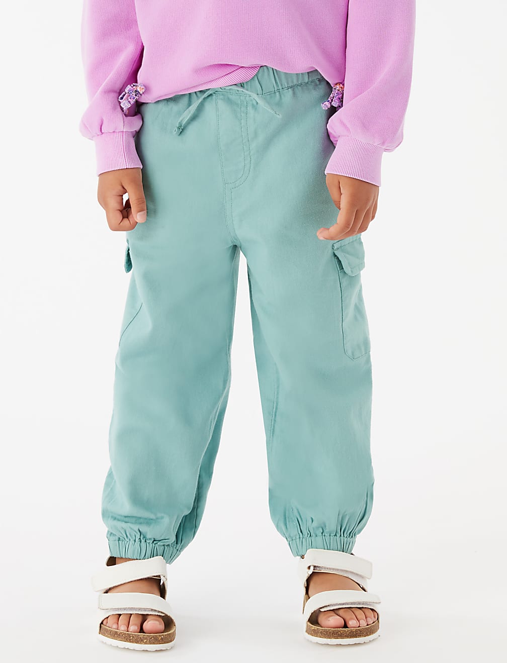 Pure Cotton Cargo Trousers