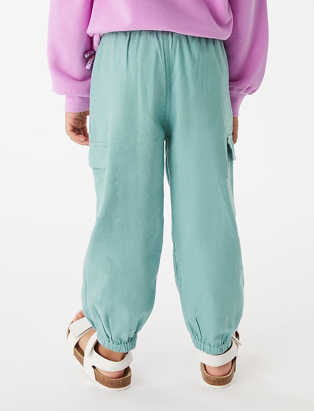 Pure Cotton Cargo Trousers