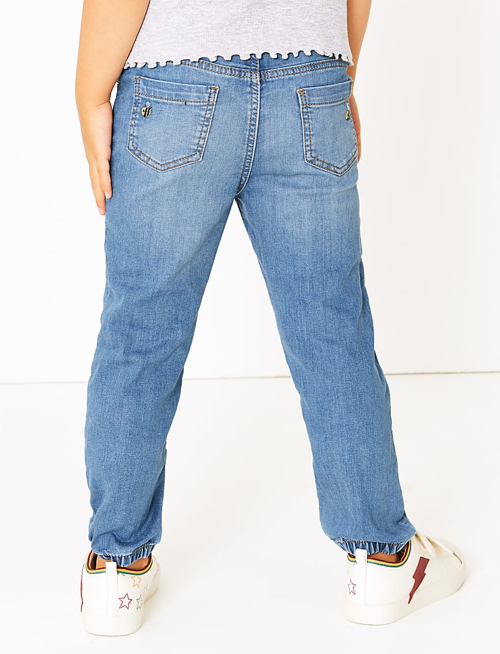 Embroidered Bee Jeans (2-7 Years)