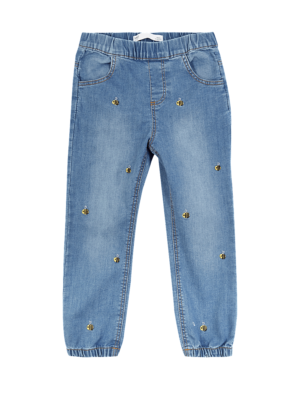 Embroidered Bee Jeans (2-7 Years)