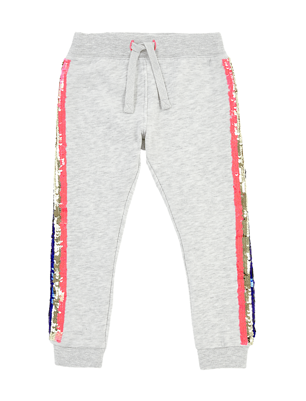 Reversible Sequin Side Stripe Joggers (2-7 Yrs)