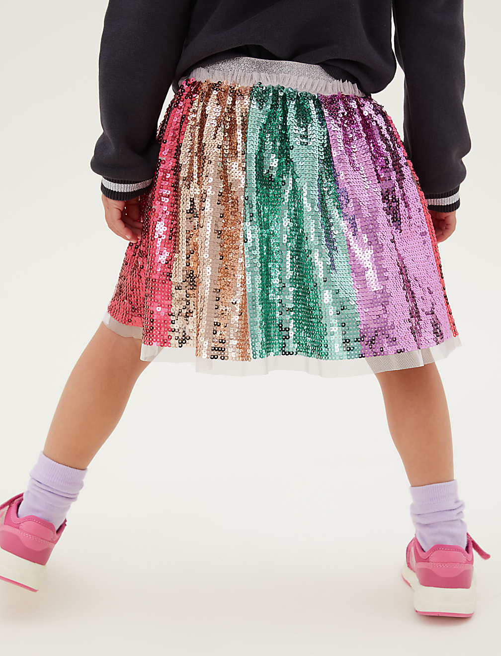 Buy Rainbow Sequin Skirt 2 7 Yrs at Marks Spencer