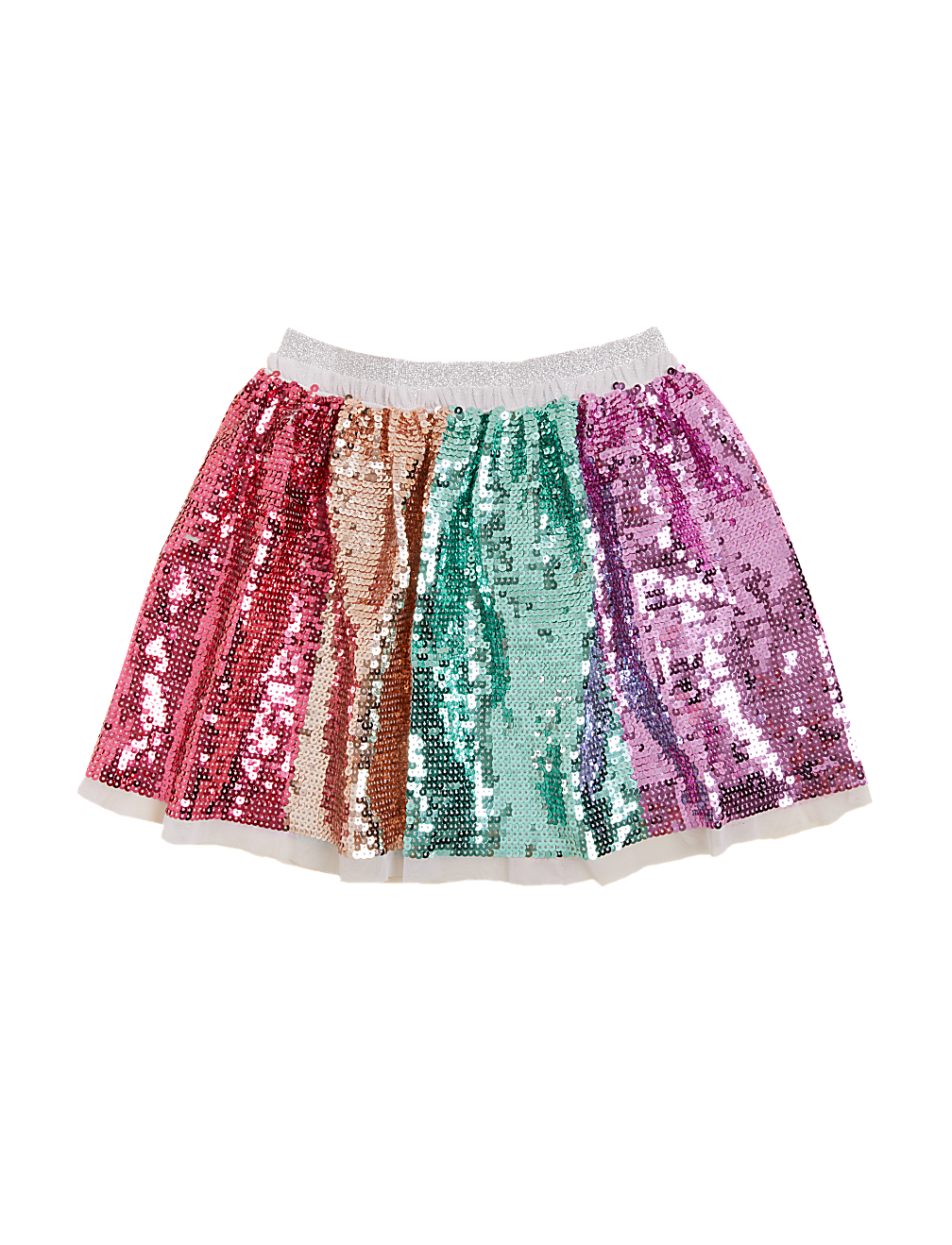Buy Rainbow Sequin Skirt 2 7 Yrs at Marks Spencer