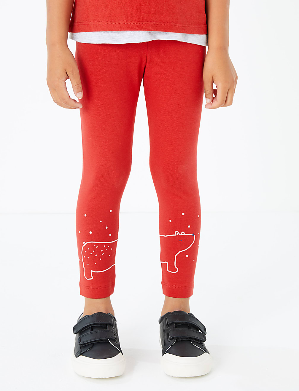 Polar Bear Print Leggings (3 Months - 7 Years)