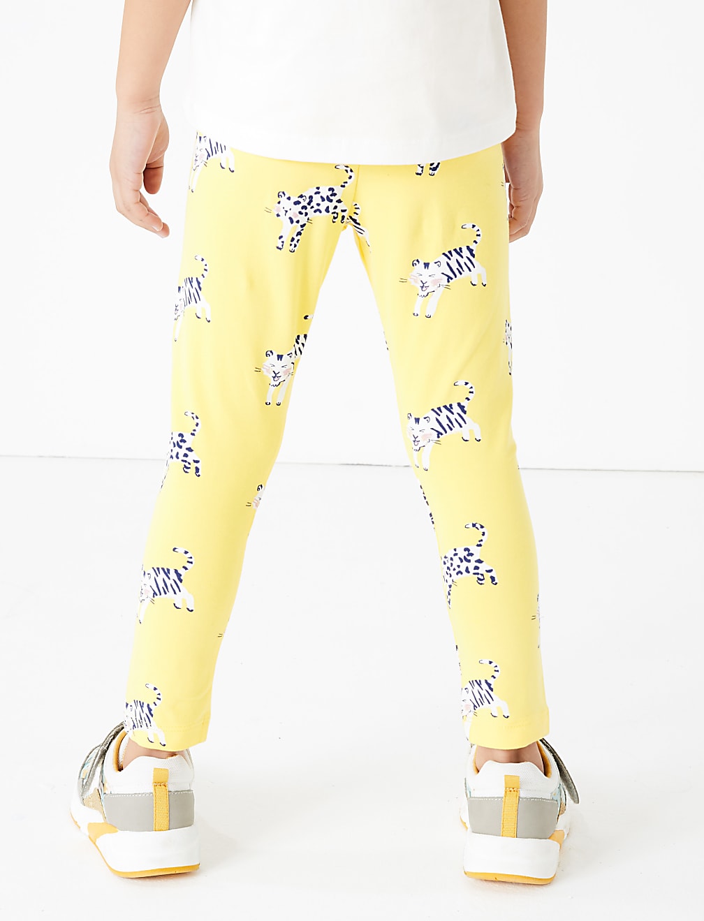 Cotton All Over Tiger Print Leggings (2-7 Yrs)