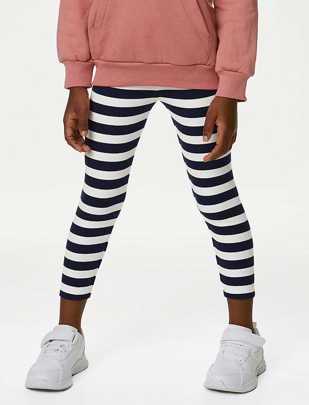 Cotton Rich Striped Leggings (2-8 Yrs)