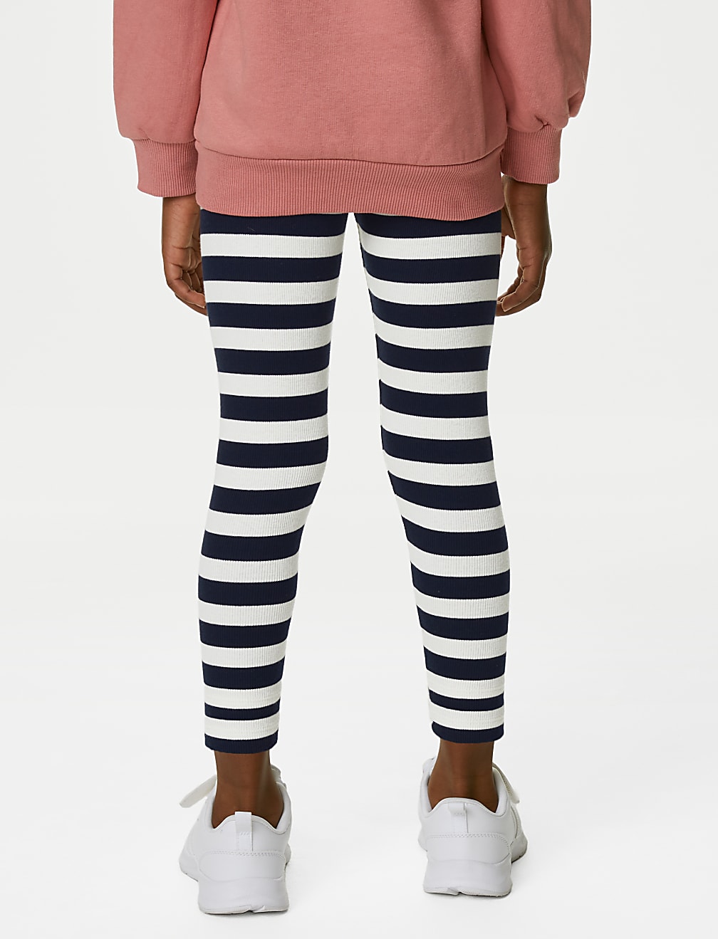 Cotton Rich Striped Leggings (2-8 Yrs)