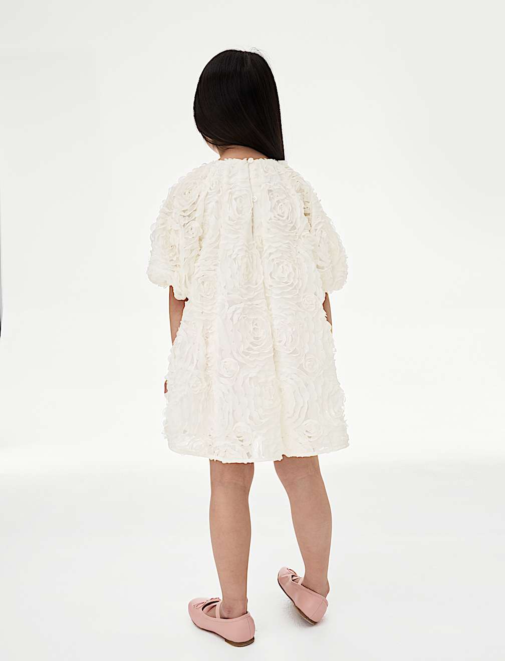 Mesh Floral Dress (2-8 Yrs)