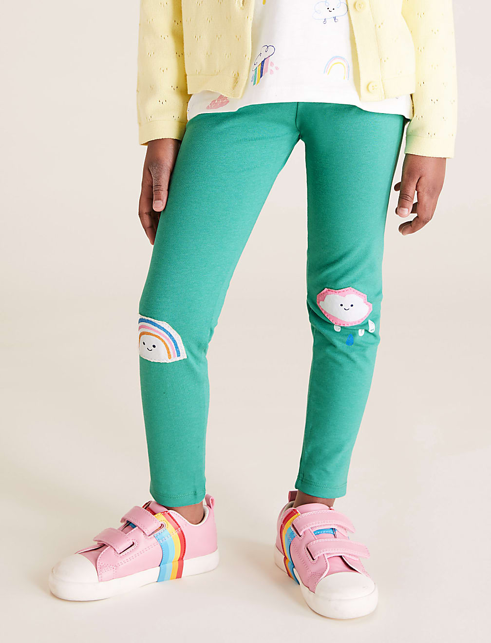 5pk Cotton Rich Multi Print Leggings (2-7 Yrs)
