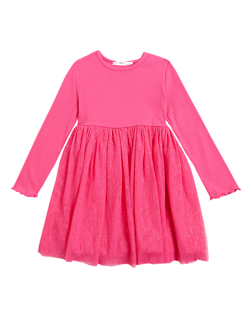 Cotton Rich Glitter Tulle Dress (2-7 Yrs)