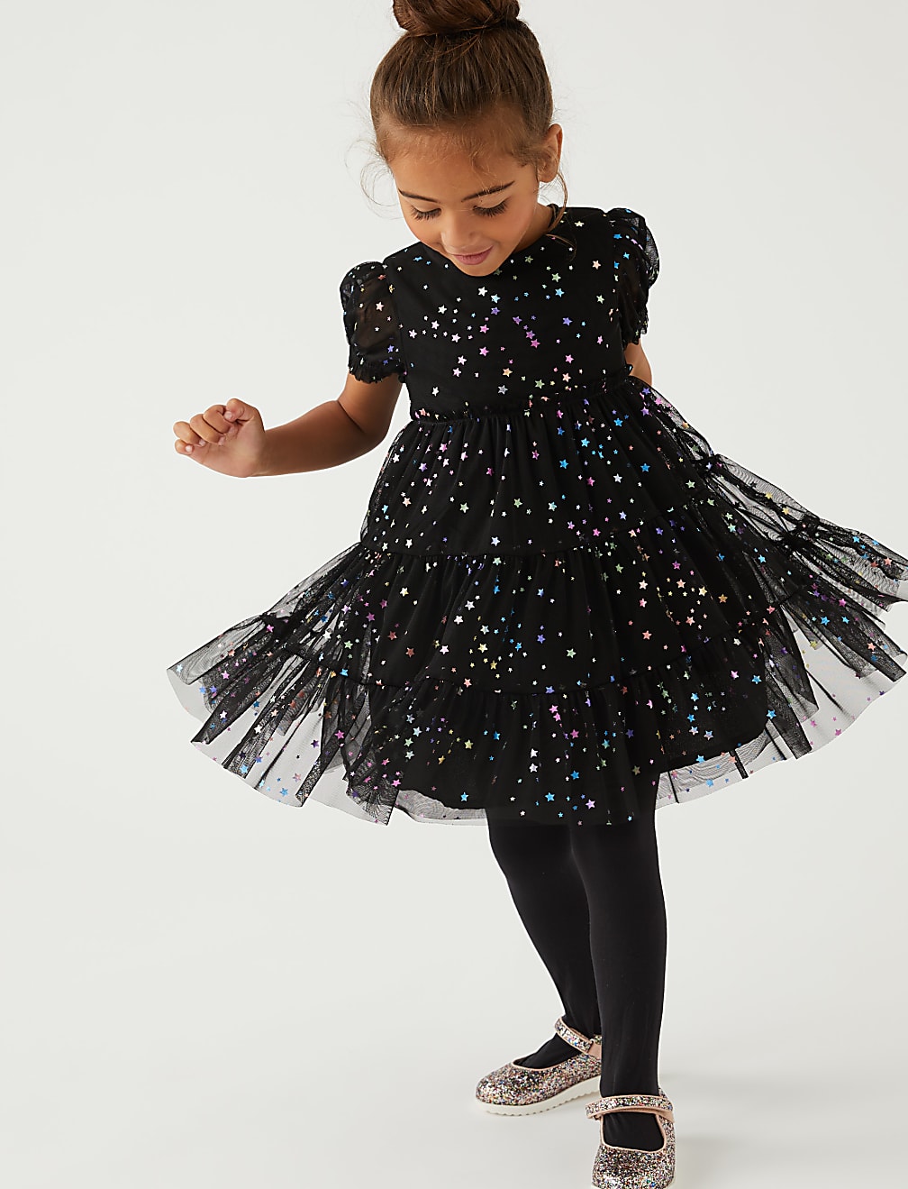 Star Tulle Dress (2-7 Yrs)