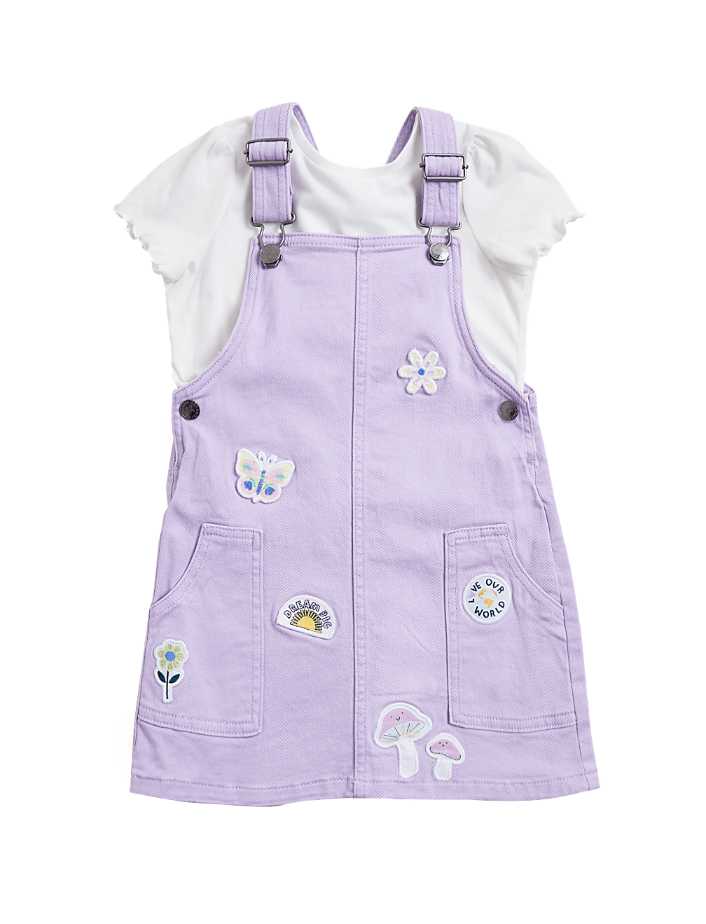 Cotton Rich Pinafore Outfit (2-7 Yrs)