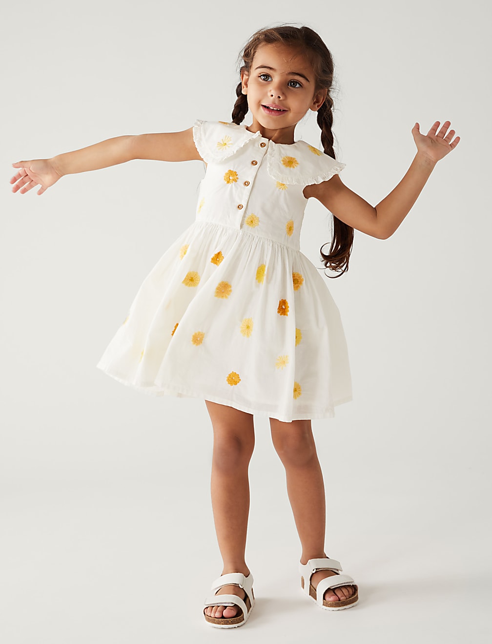 Pure Cotton Floral Dress