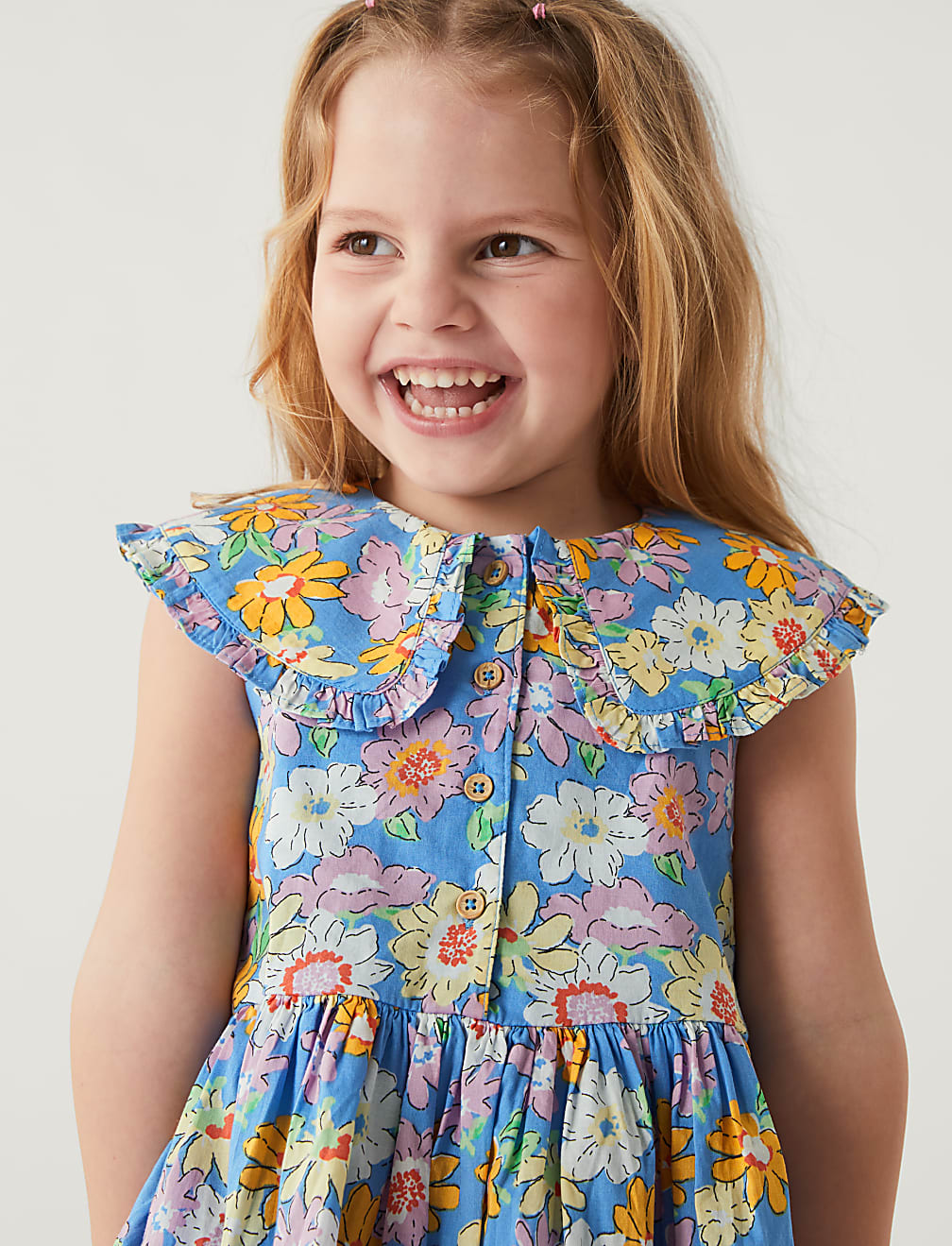 Pure Cotton Floral Dress