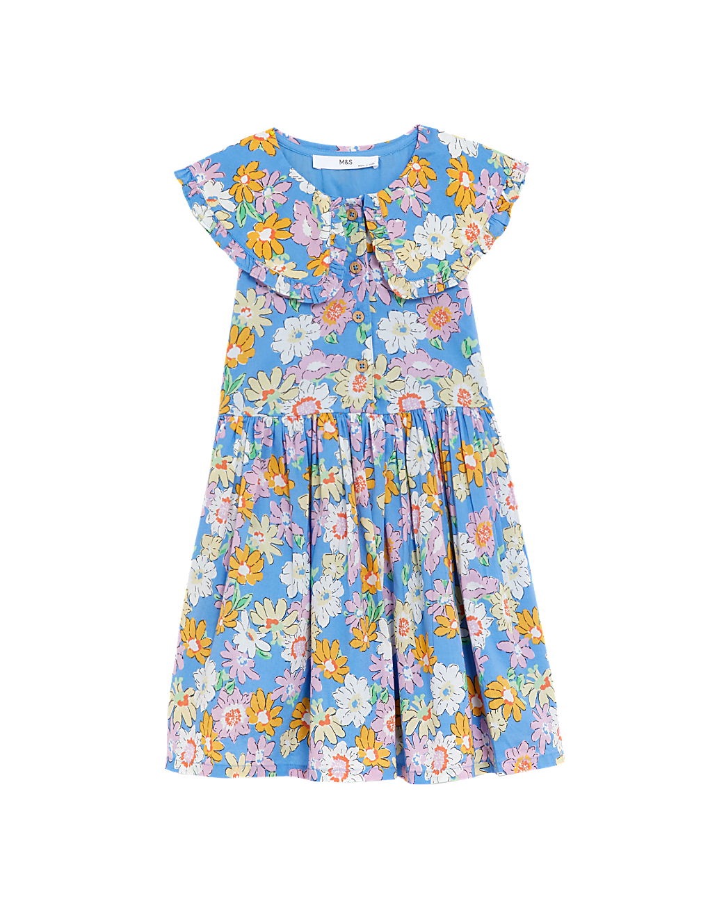 Pure Cotton Floral Dress