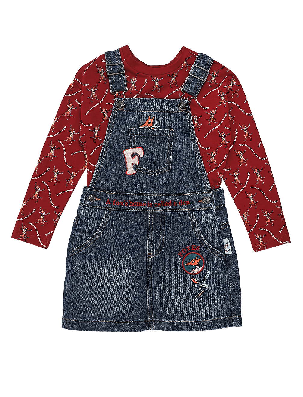 Roald Dahl&trade; & NHM&trade; Fox Pinafore Outfit (2-7 Years)
