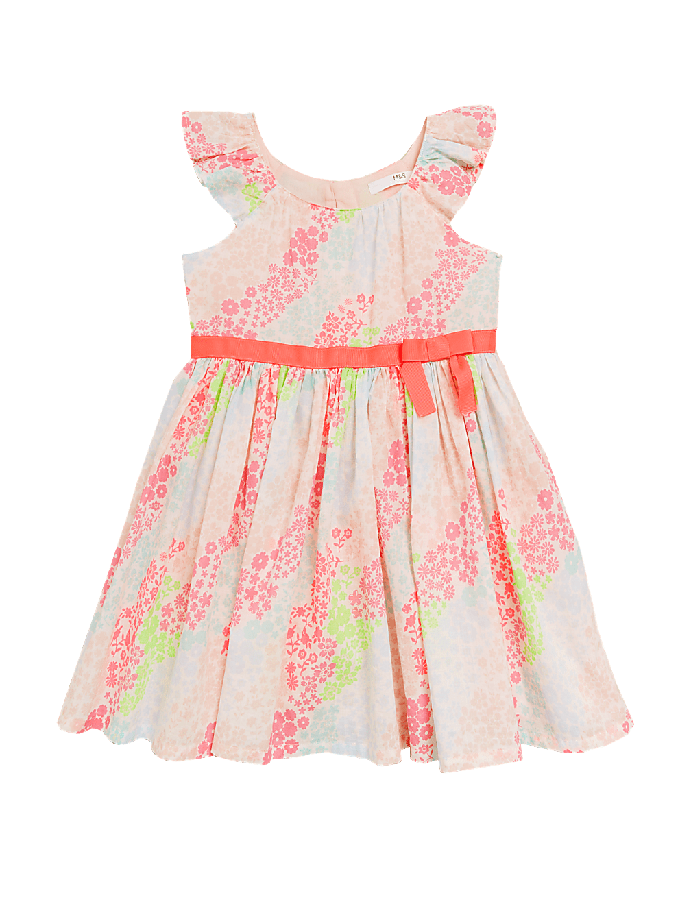 Cotton Floral Dress (2-7 Yrs)