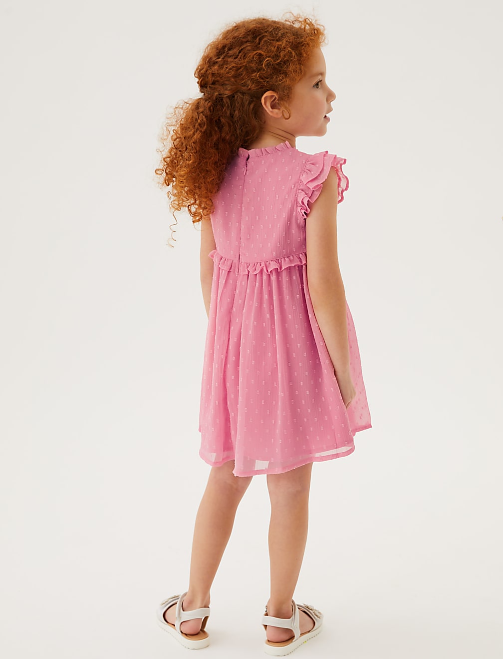 Floral Embroidered Dress (2-7 Yrs)
