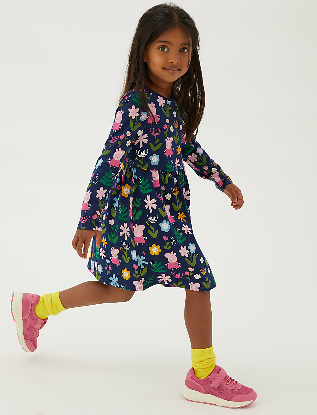 Pure Cotton Peppa Pig™ Dress (2-7 Yrs)