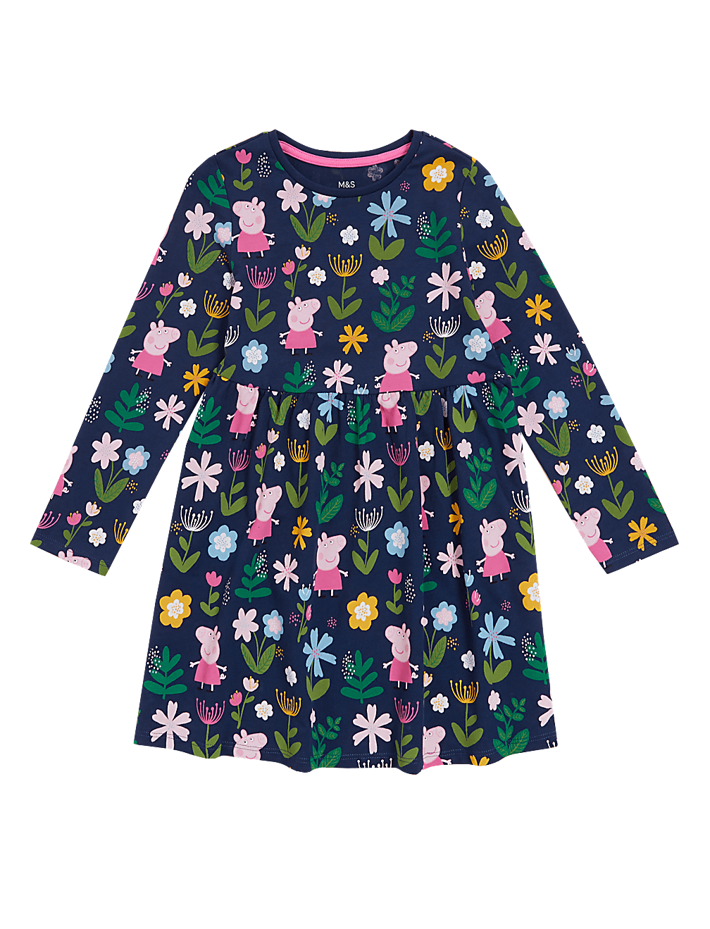 Pure Cotton Peppa Pig™ Dress (2-7 Yrs)