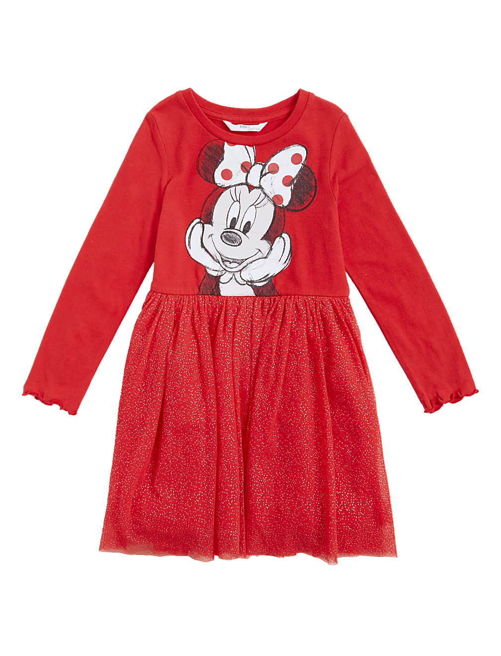 Minnie Mouse™ Cotton Rich Dress (2-7 Yrs)