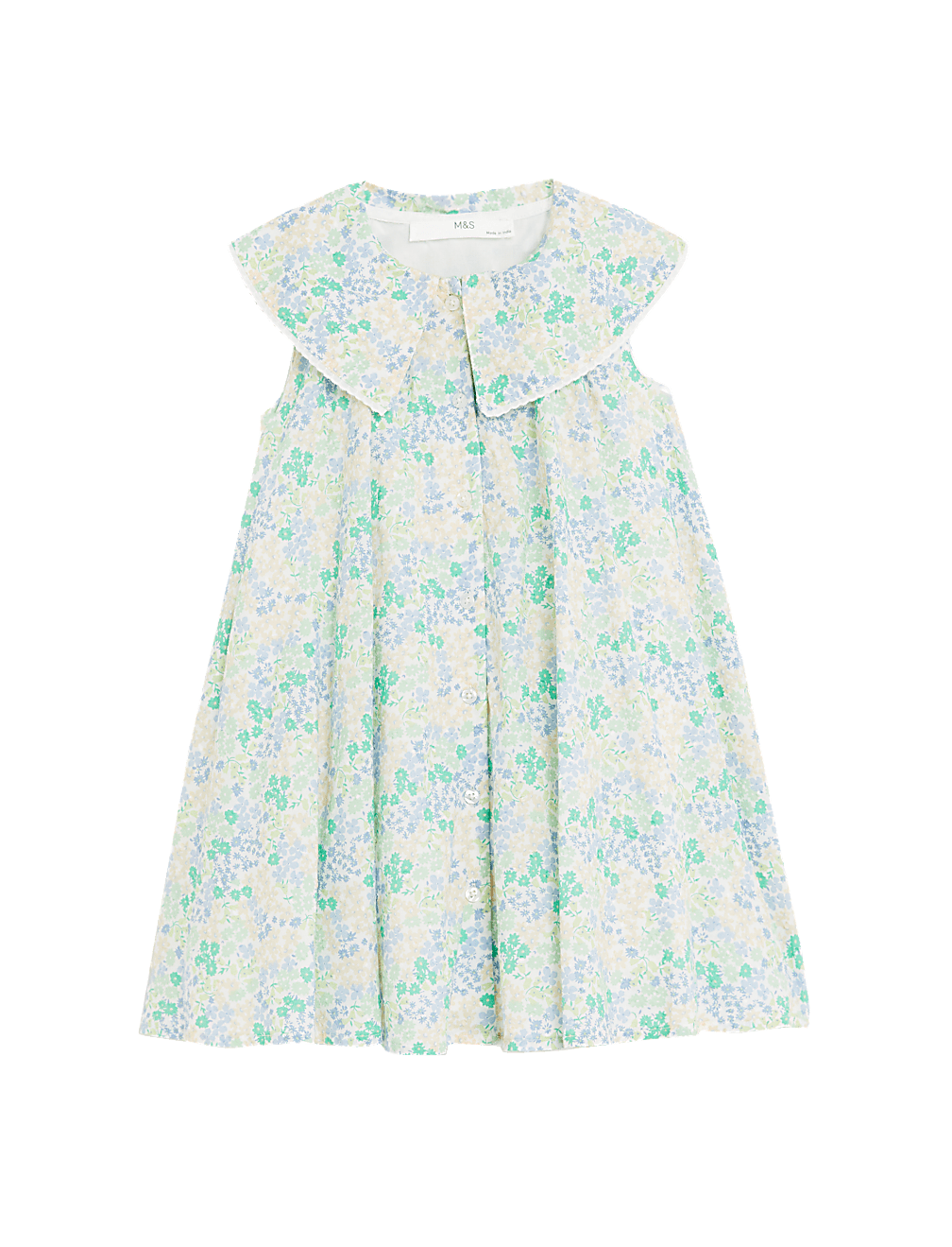 Pure Cotton Floral Dress