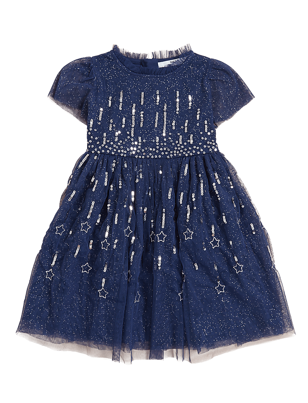 Sequin Star Embroidered Dress