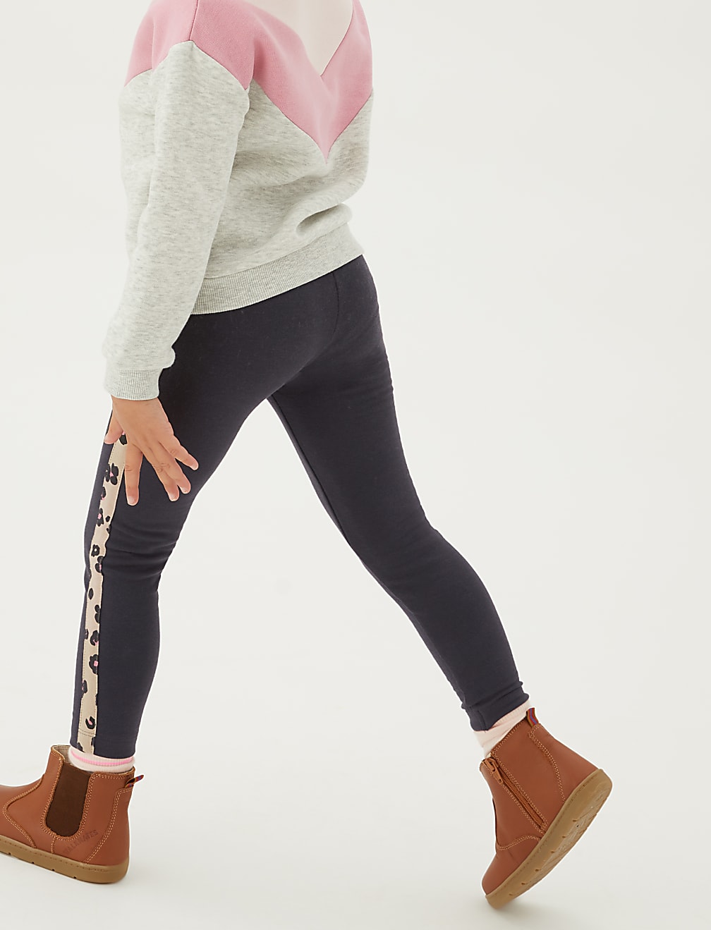 Cotton Rich Leopard Print Leggings (2-7 Yrs)