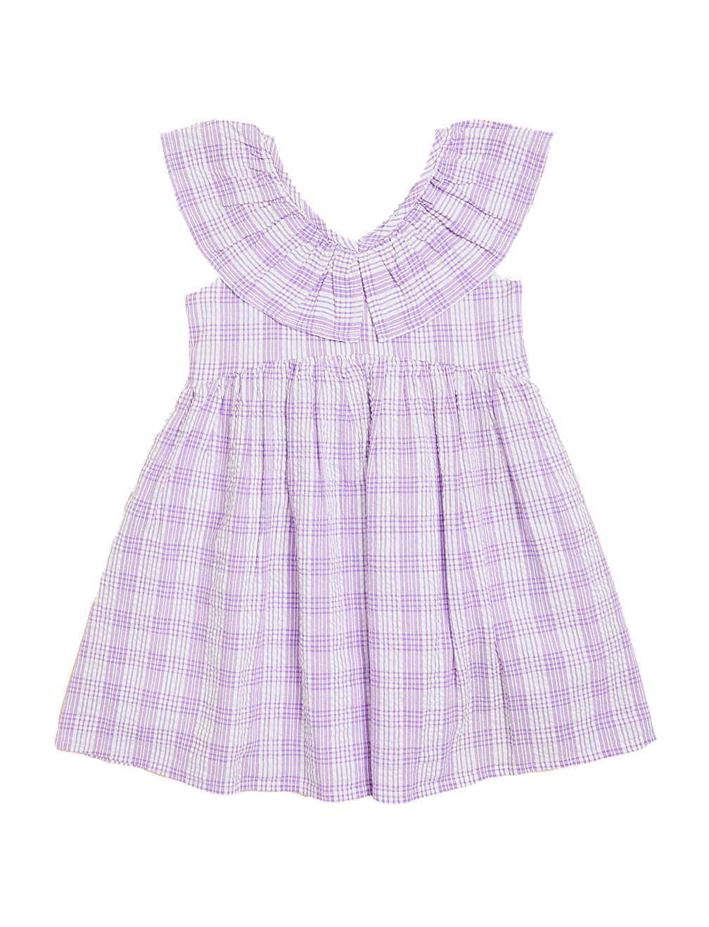Pure Cotton Gingham Dress