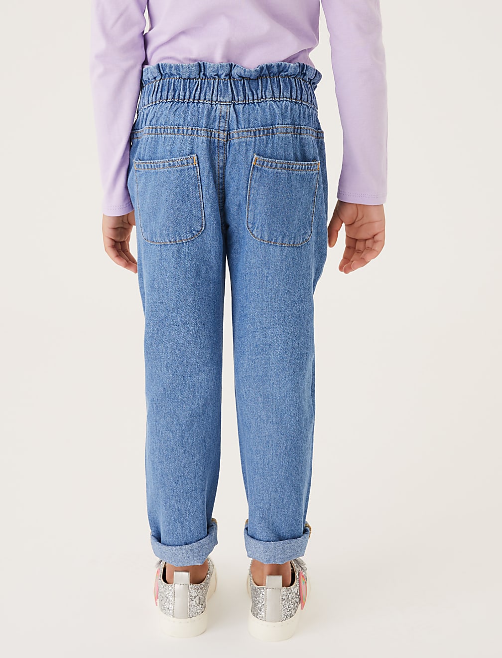 Relaxed Denim Butterfly Jeans (2-7 Yrs)