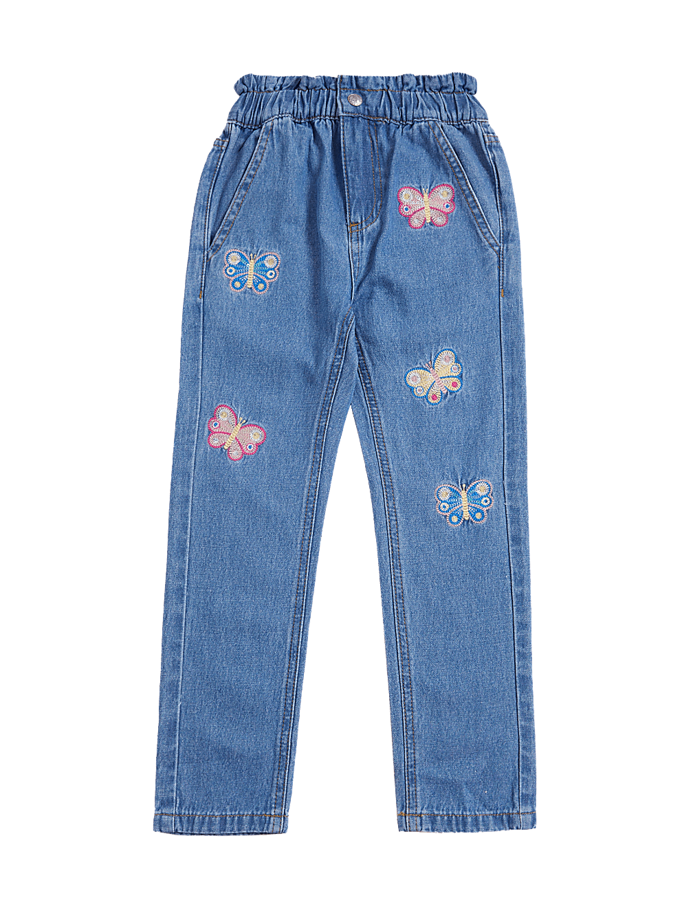 Relaxed Denim Butterfly Jeans (2-7 Yrs)