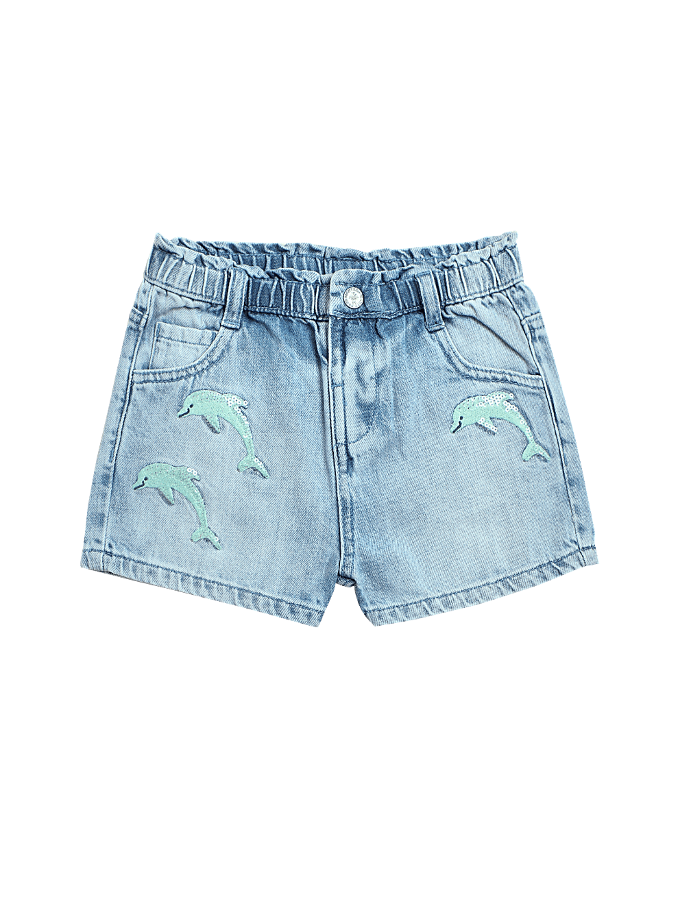 Denim dolphin shorts discount