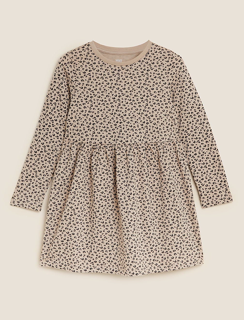 Pure Cotton Leopard Print Dress