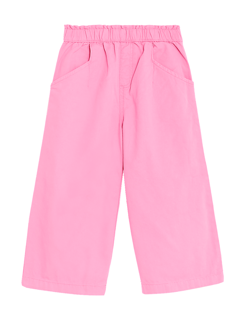 Wide Leg Pure Cotton Jeans