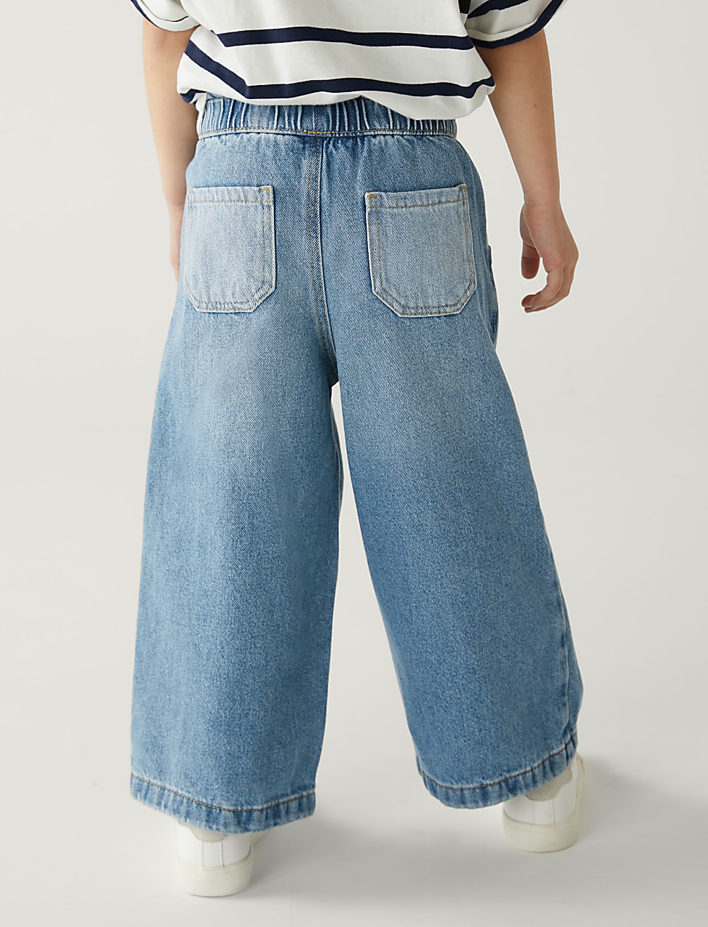 Wide Leg Denim Jeans