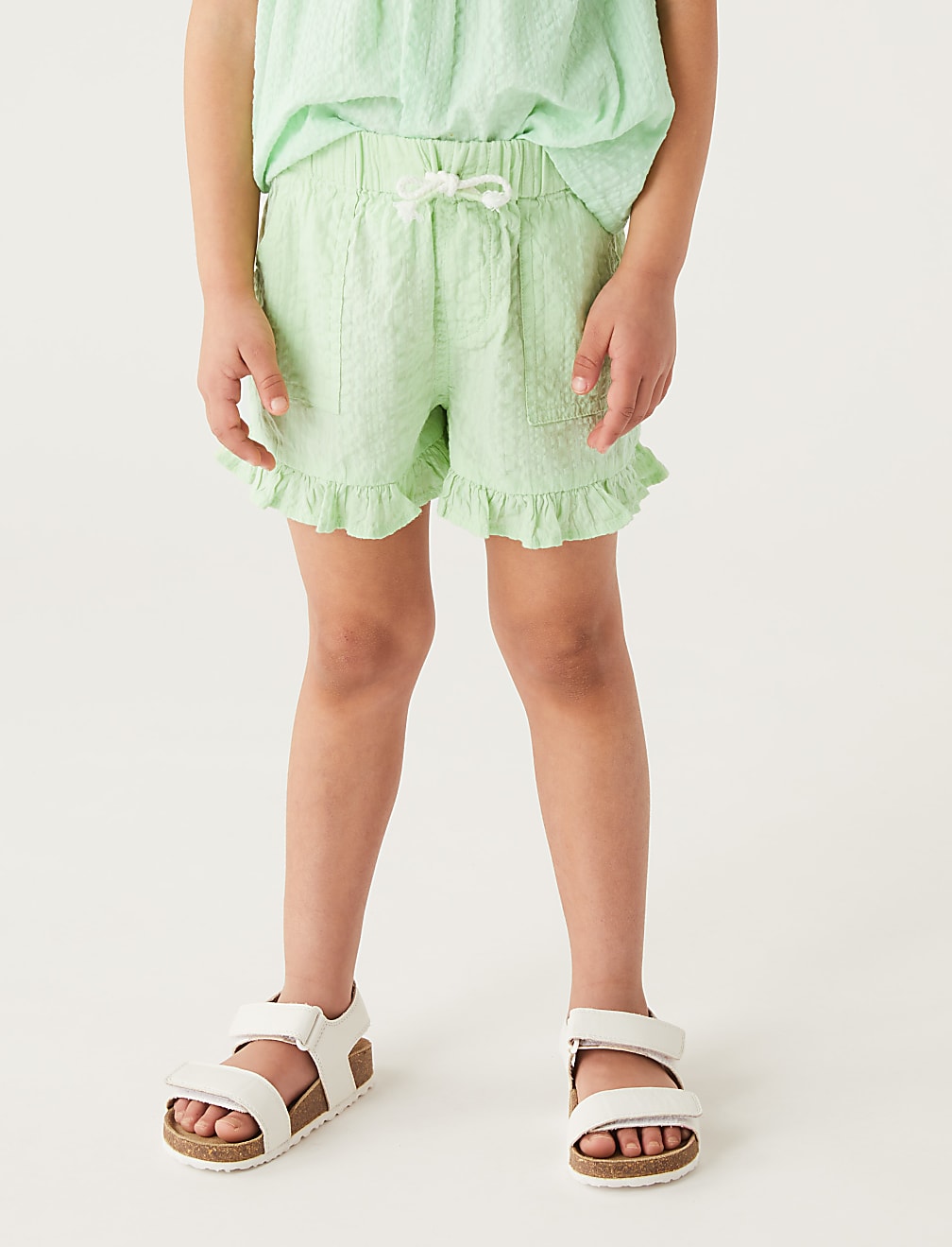 Pure Cotton Frill Shorts