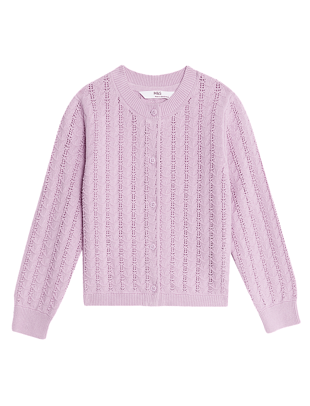 Pure Cotton Cardigan (2-8 Yrs)